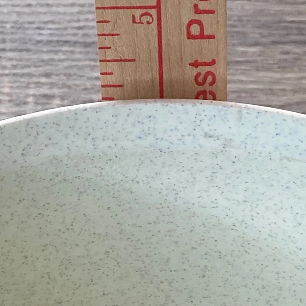 Vintage Tupperware Speckled Granite Microwave Bowl with Lid Light Gray USA Made‎